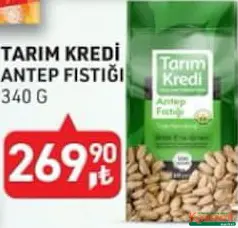TARIM KREDİ ANTEP FISTIĞI 340 G TARIM KREDİ ANTEP FISTIĞI 340 G
